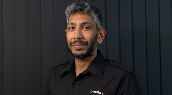 Portrait of Dev Patel, Production Manager
